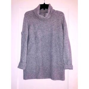 Goodthreads gray long sleeve turtle neck sweater dress small